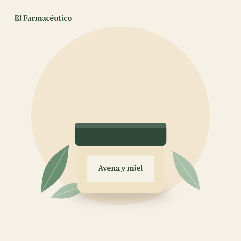 Crema corporal de avena y miel 250 ml