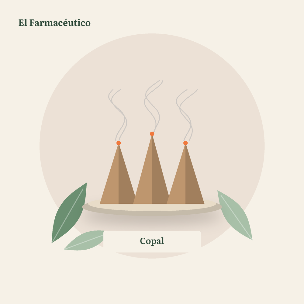 Conos de incienso de copal (12 piezas)