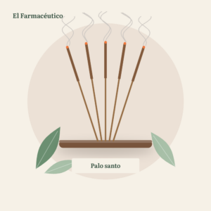 Incienso de palo santo en varitas (20 piezas)