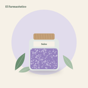 Sales de baño con lavanda 400 g