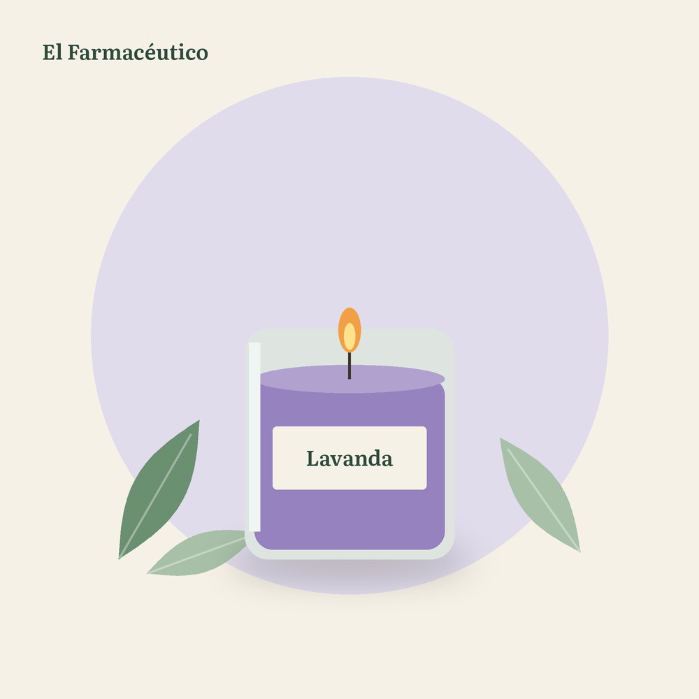 Vela de soya aroma lavanda 200 g